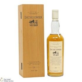 Inchgower 14 Year Old Flora and Fauna Wooden Box White Top