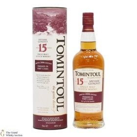 Tomintoul 15 Year Old Port Cask Finish 2006 Limited Edition