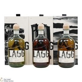 Lagg Heavily Peated Inaugural Release Batch 1 2 3 3 x 70cl