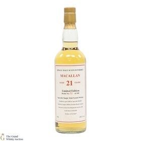 Macallan 21 Year Old 1989 Fine Oak Hogshead 6651 Private Bottling 2010