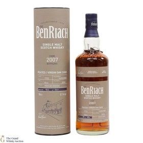 Benriach 10 2007 Single Cask 7722 Peated Virgin Oak Cask
