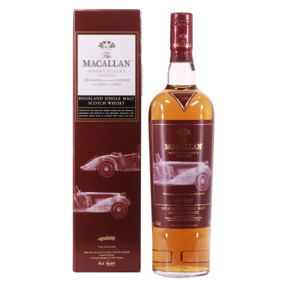 Macallan - Whisky Maker's Edition - Classic Travel Range (Roadster)