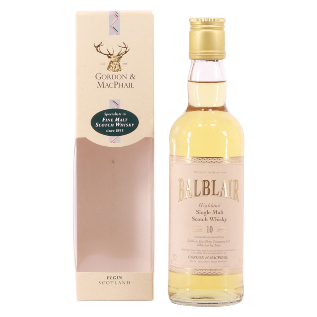 Balblair - Gordon & MacPhail - 10 Year Old - 35cl