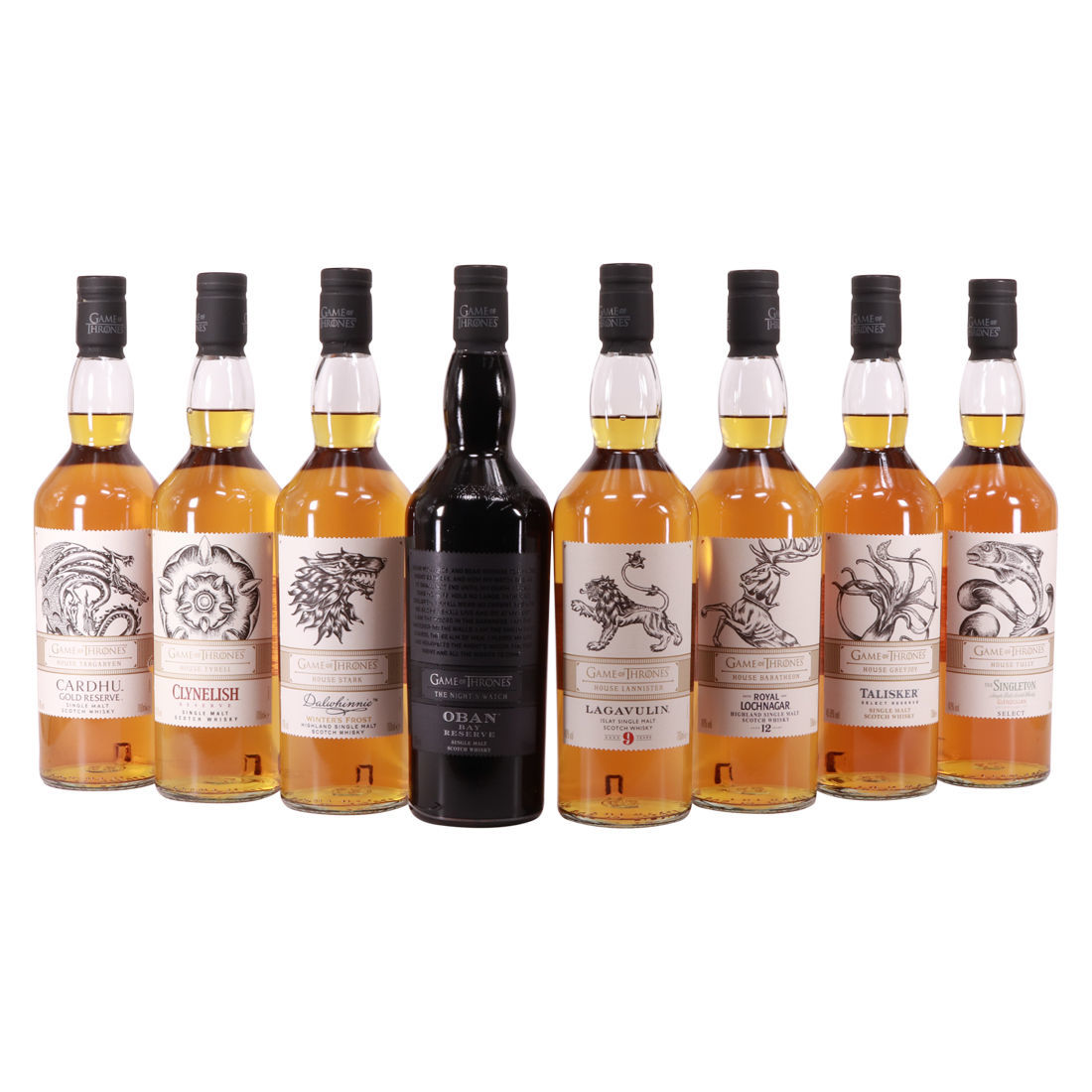 Game of Thrones - Limited Editions - 8 x 70cl