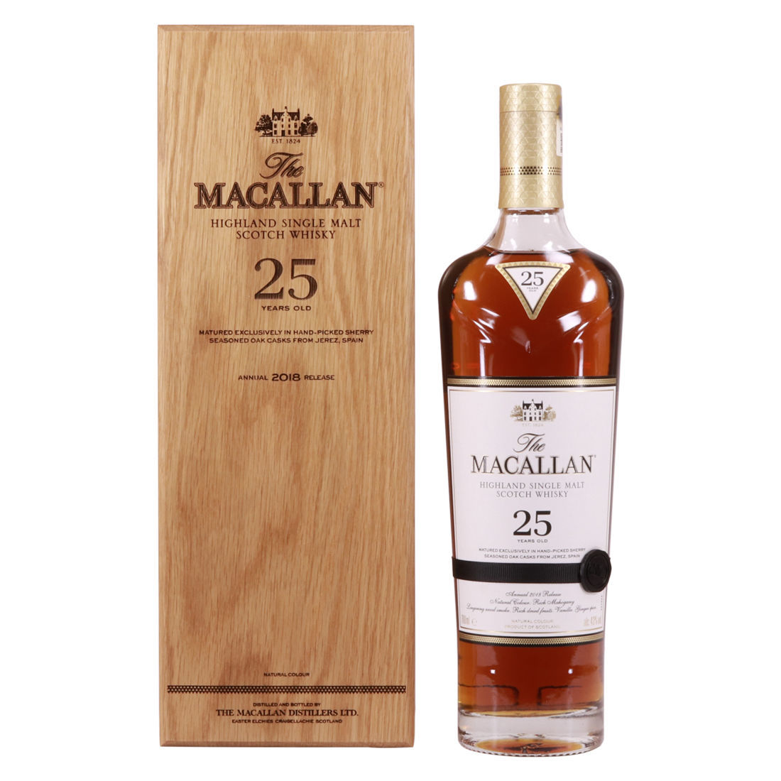 Macallan - 25 Year Old Sherry Oak - 2018