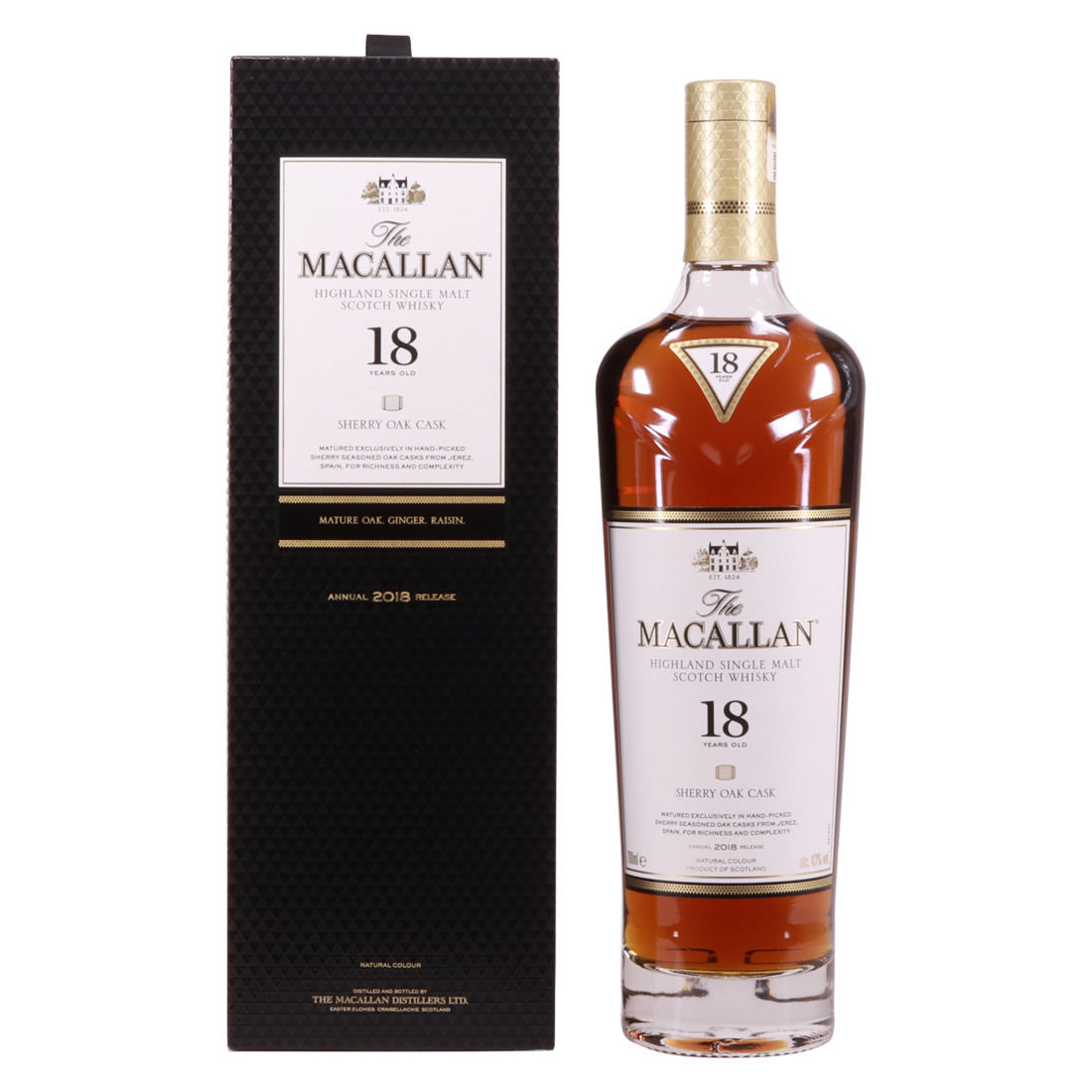 Macallan - 18 Year Old Sherry Oak - 2018