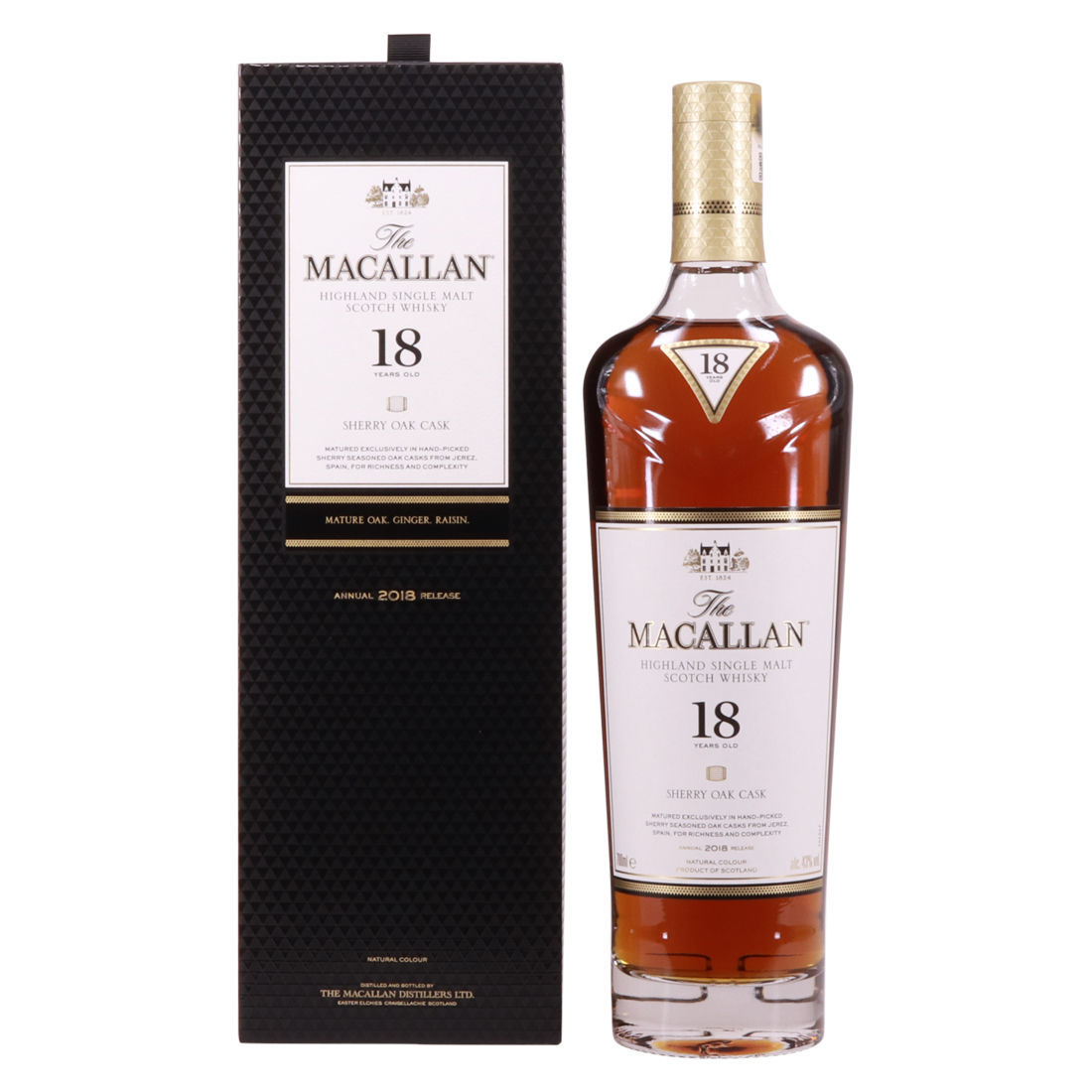 Macallan - 18 Year Old Sherry Oak - 2018