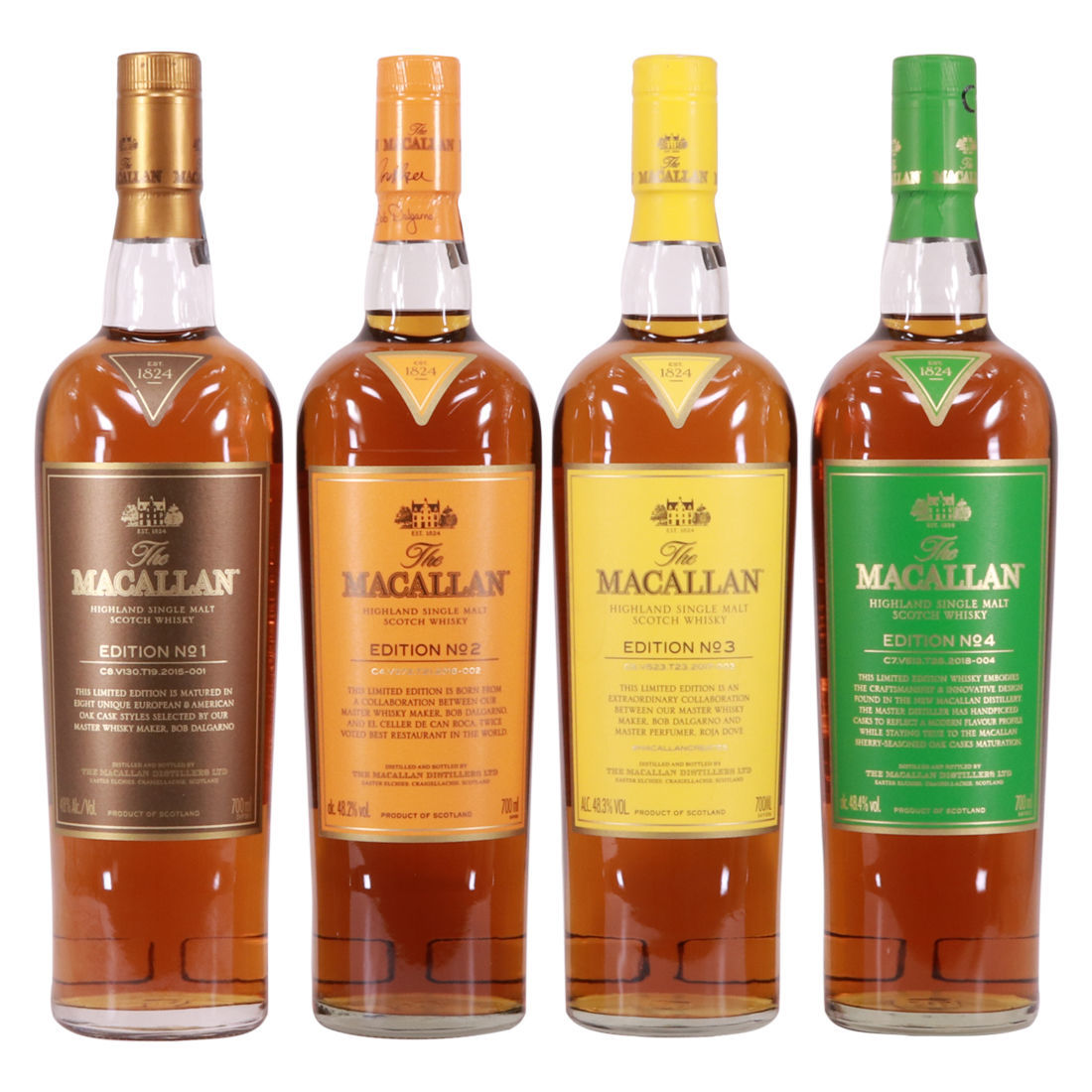 Macallan - Edition 1,2,3,4
