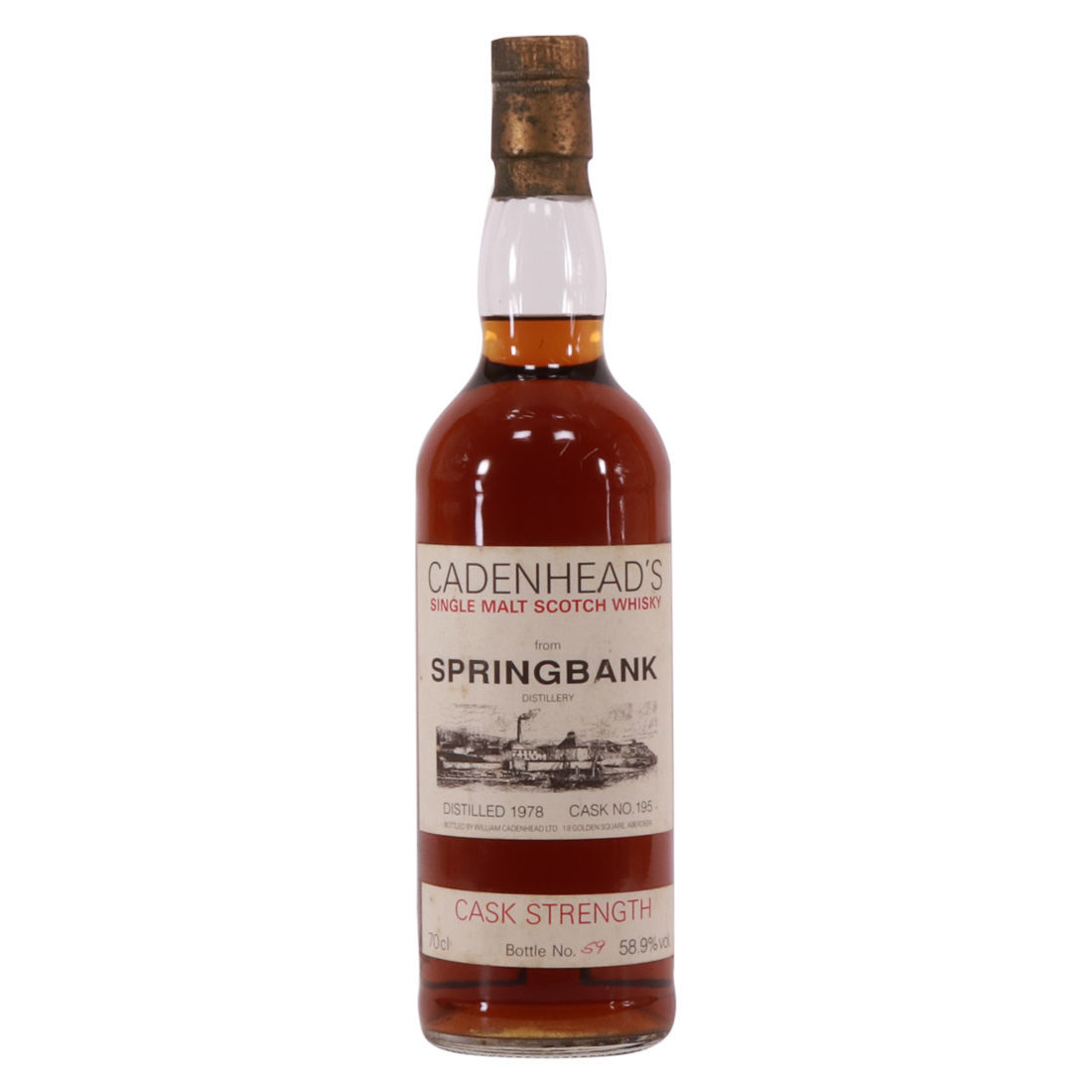 Springbank - Cadenhead's Cask Strength Bottling (1978)