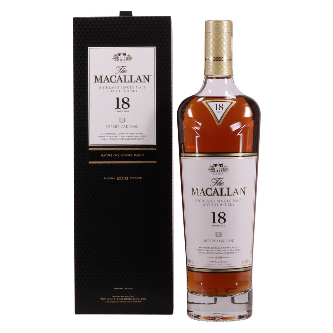 Macallan - 18 Year Old Sherry Oak - 2018