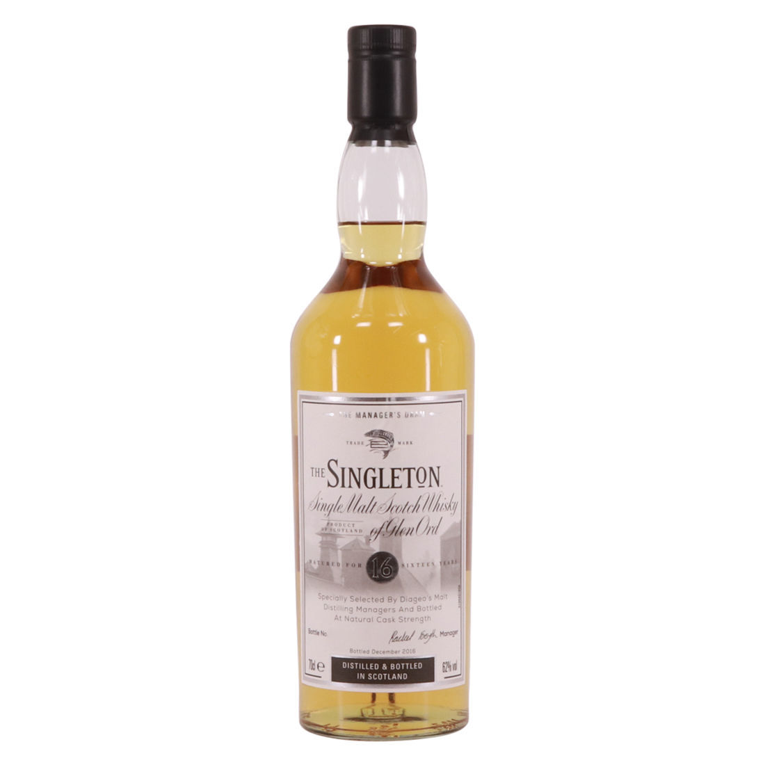 Singleton Of Glen Ord - 16 Year Old - The Managers Dram 2016