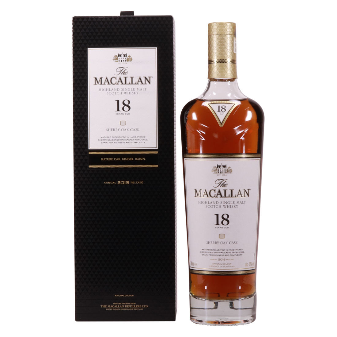 Macallan - 18 Year Old Sherry Oak - 2018