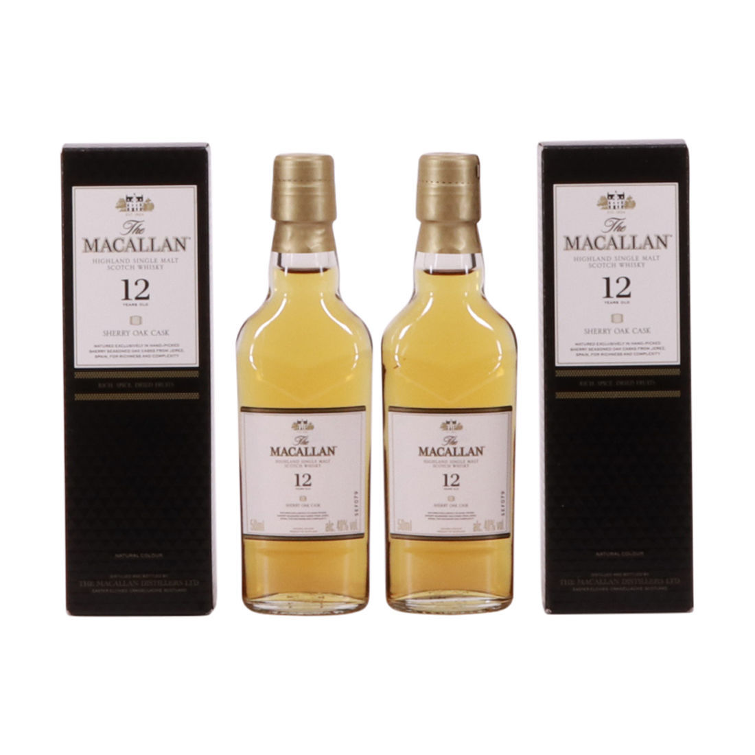 Macallan - 12 Year Old - 2 x 5cl