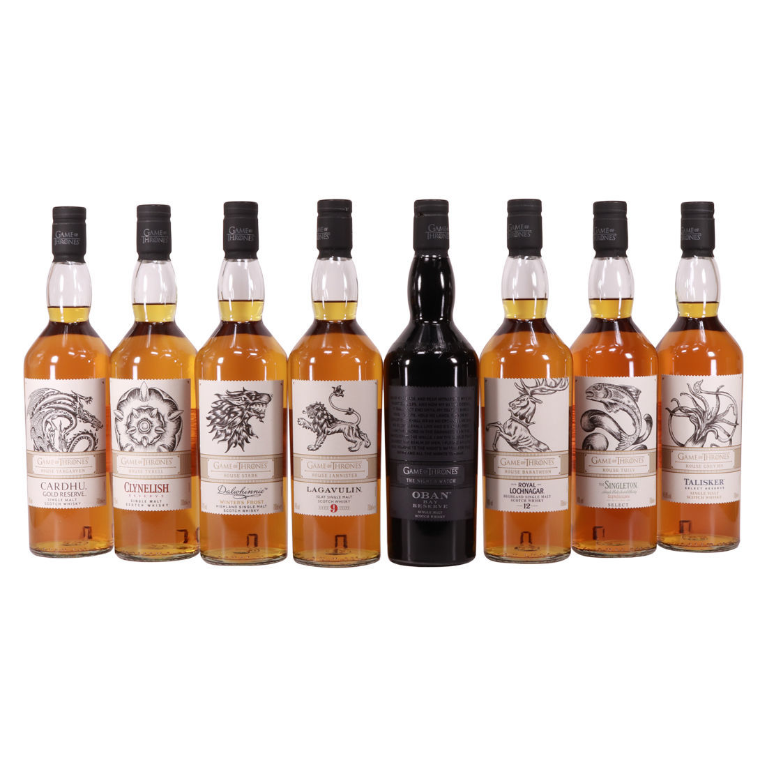 Game of Thrones - Limited Editions - 8 x 70cl