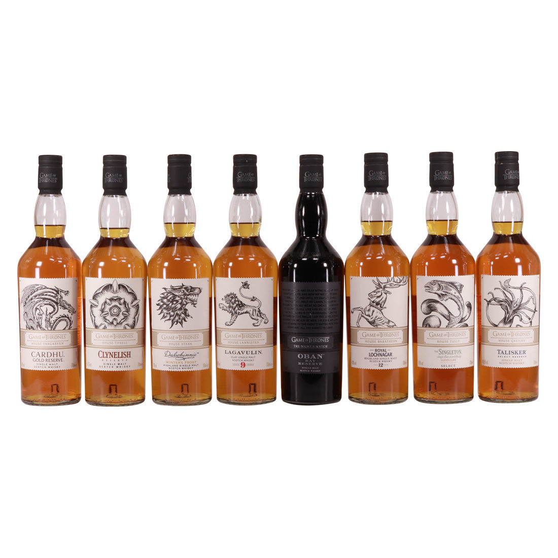 Game of Thrones - Limited Editions - 8 x 70cl