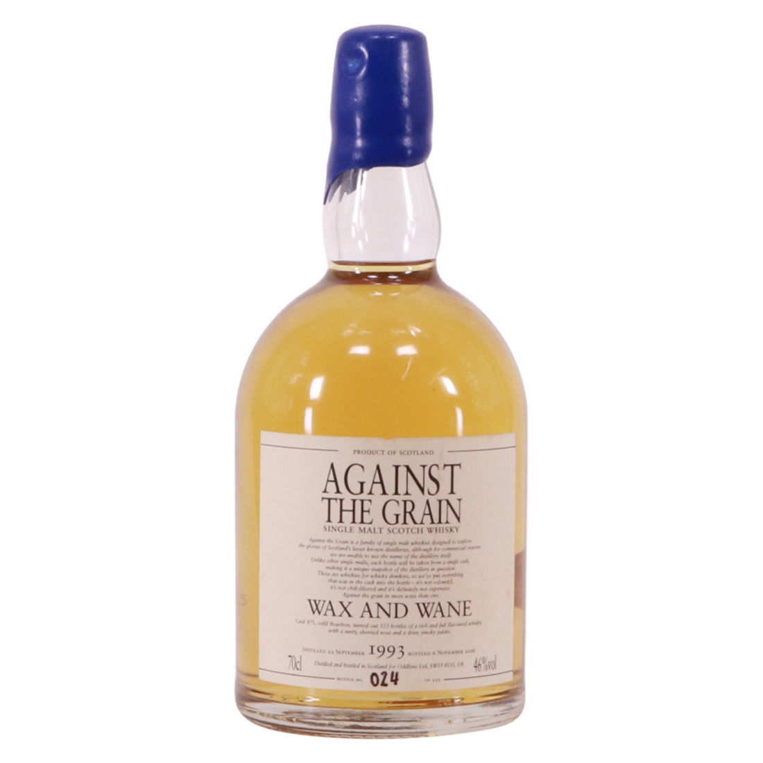 Dailuaine - 13 Year Old - 1993 Against the Grain 'Wax and Wane' 