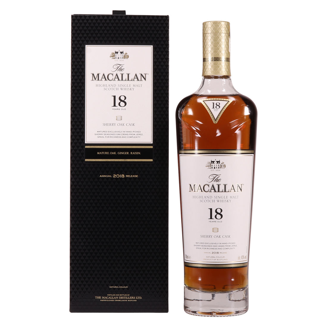 Macallan - 18 Year Old Sherry Oak - 2018