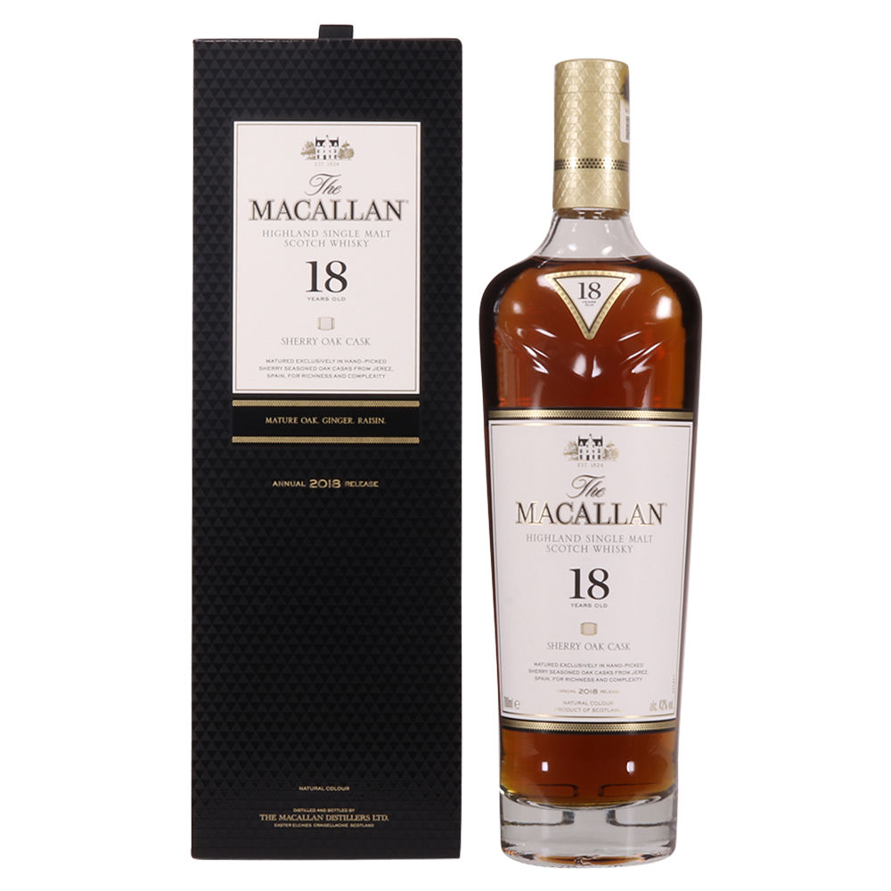 Macallan - 18 Year Old Sherry Oak - 2018