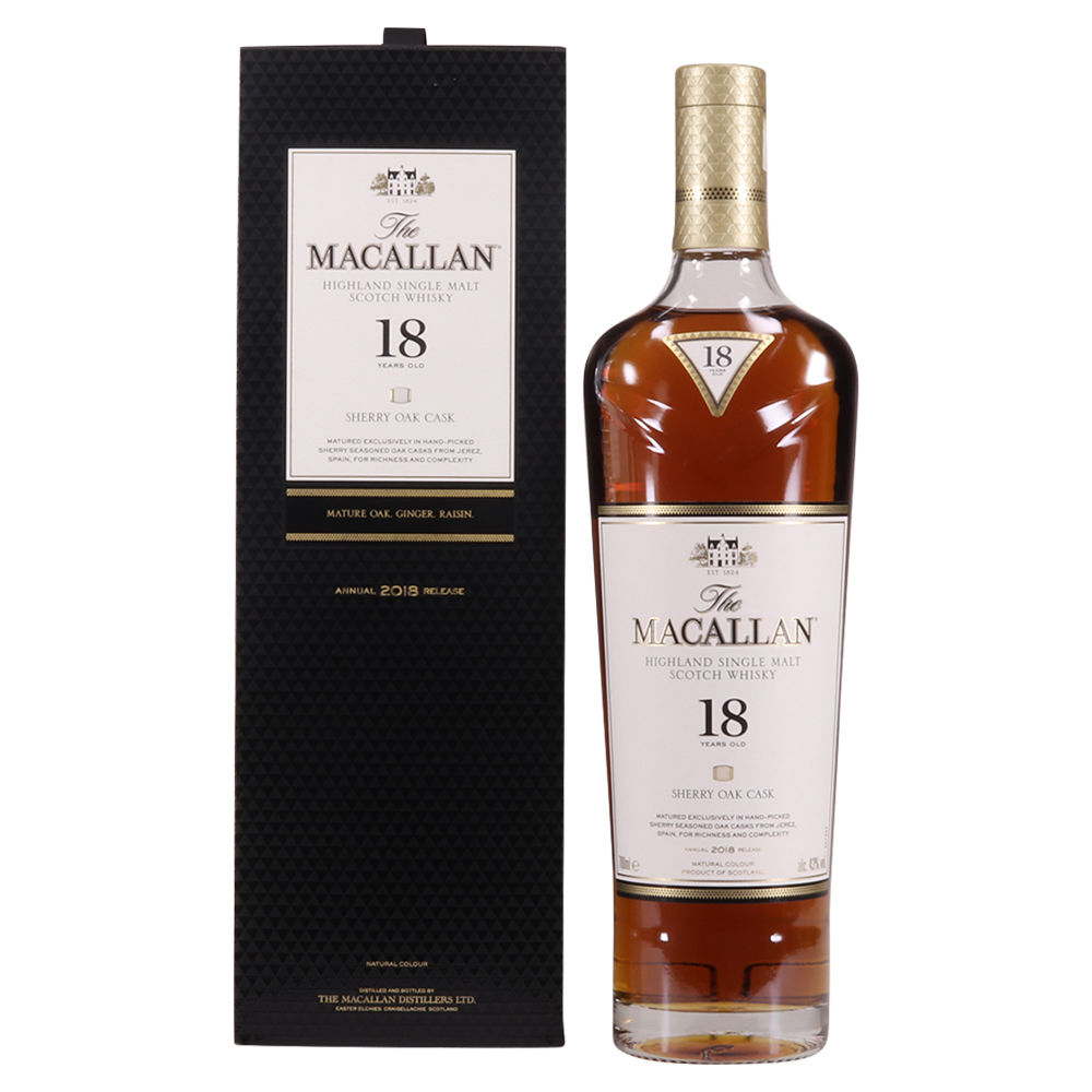 Macallan - 18 Year Old Sherry Oak - 2018