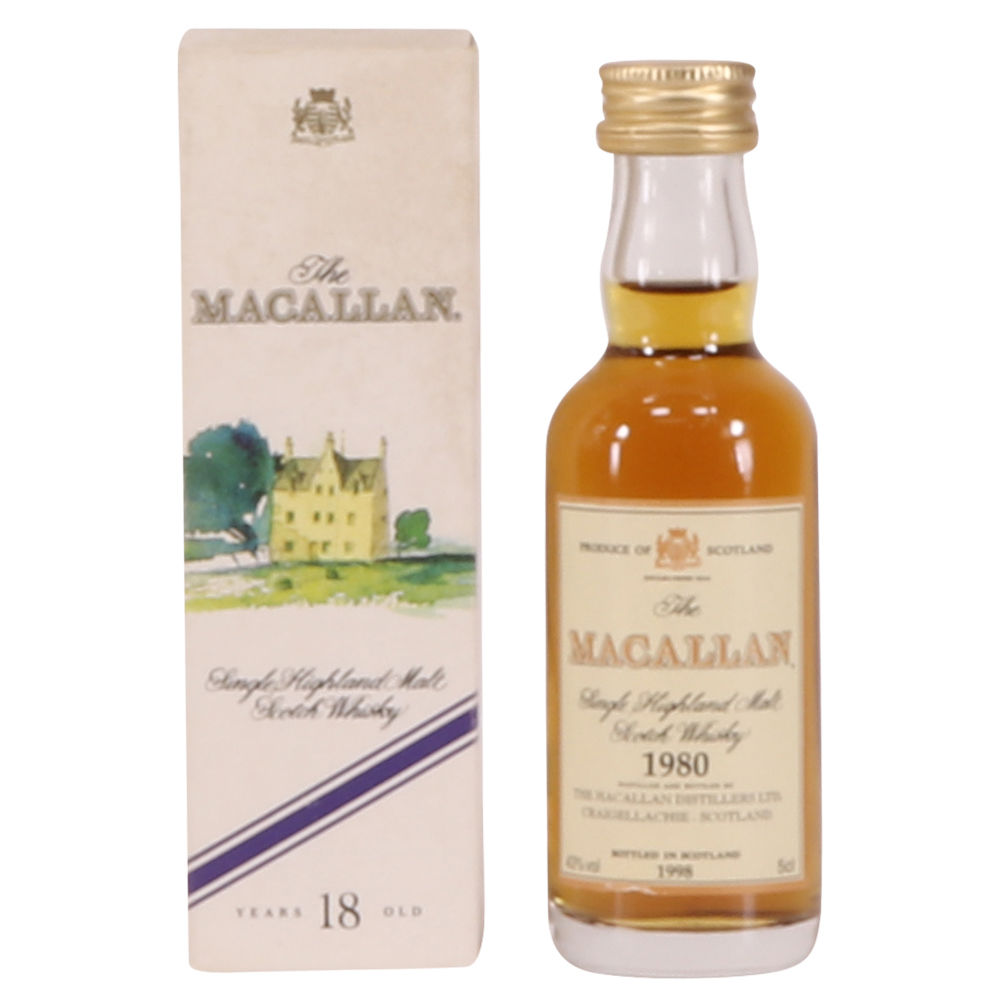 Macallan - 18 Year Old 1980 - Mini 5cl