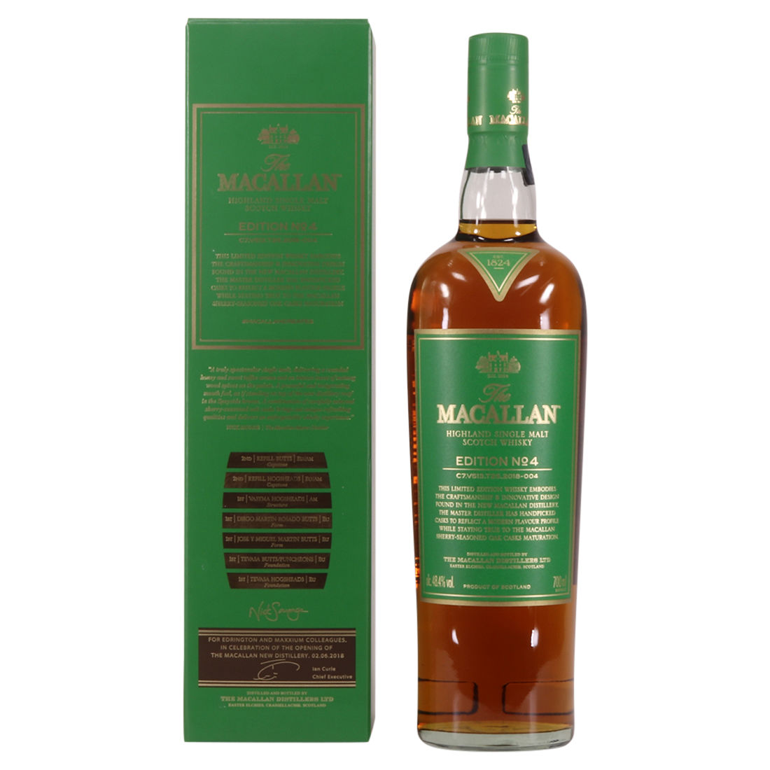 Macallan - Edition No. 4 - 2018 - Edrington & Maxxium Staff
