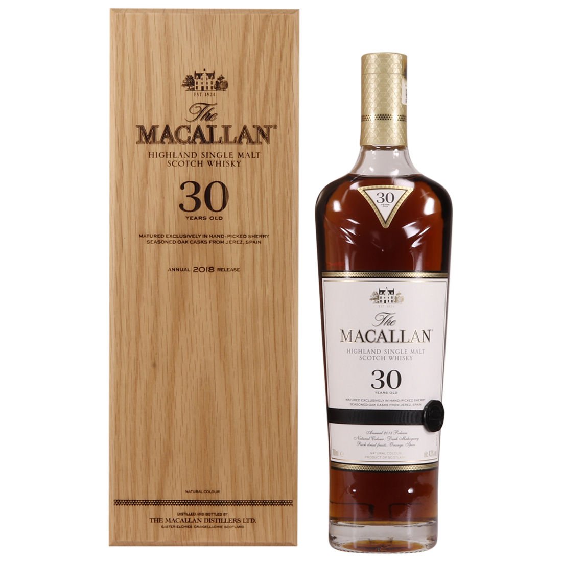 Macallan - 30 Year Old Sherry Oak - 2018 Release