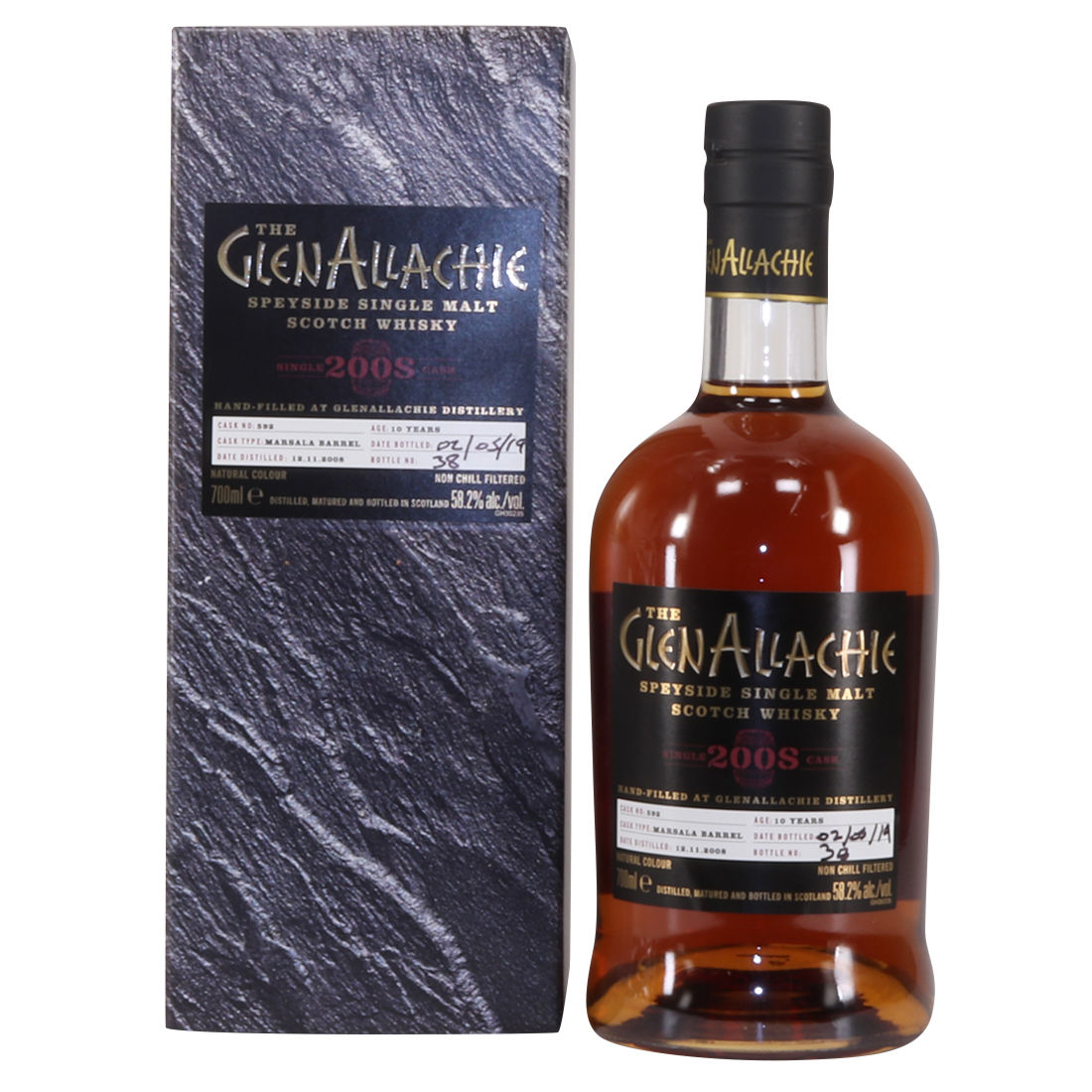 GlenAllachie - Single Cask 2008 - Hand Filled.