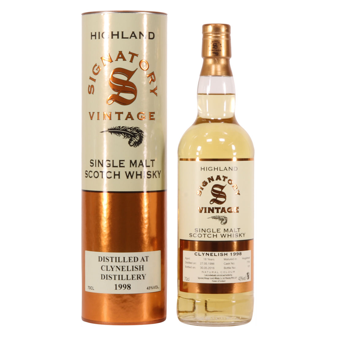 Clynelish - 18 Year Old - Signatory (1998)