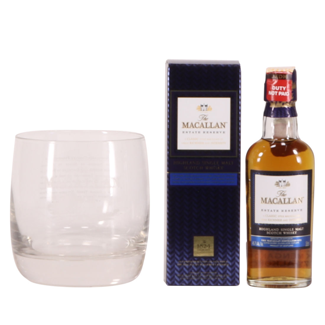 Macallan - The 1824 Collection - Estate Reserve - 5cl (Import) & Glass 