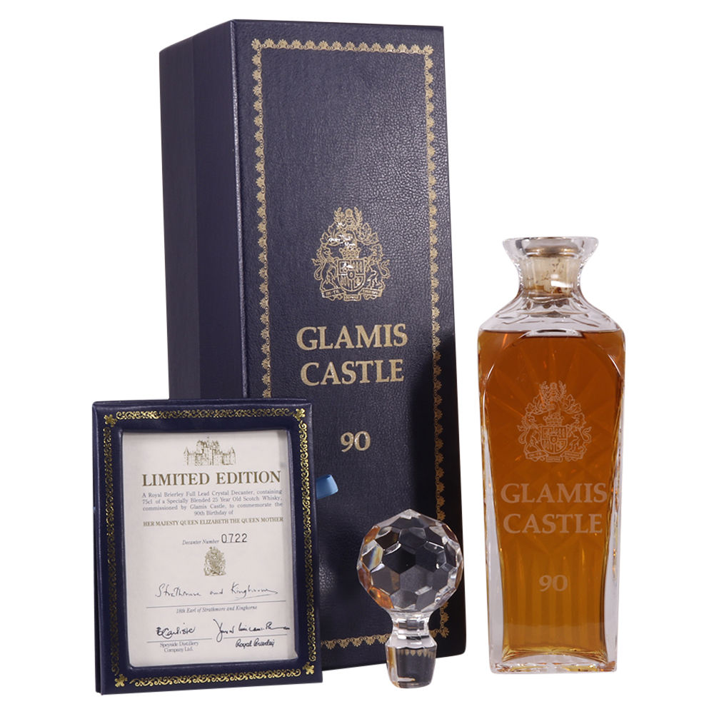 Glamis Castle - 25 Year Old - Royal Crystal Decanter