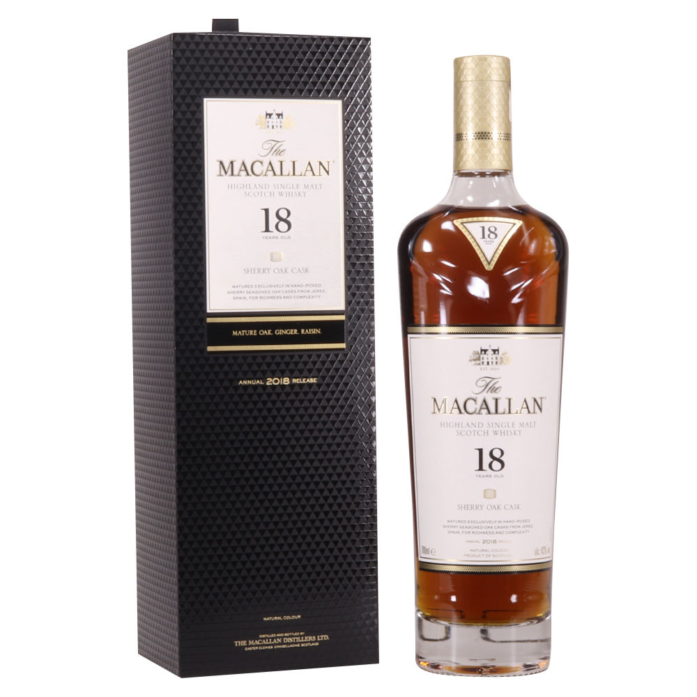 Macallan - 18 Year Old Sherry Oak (2018)