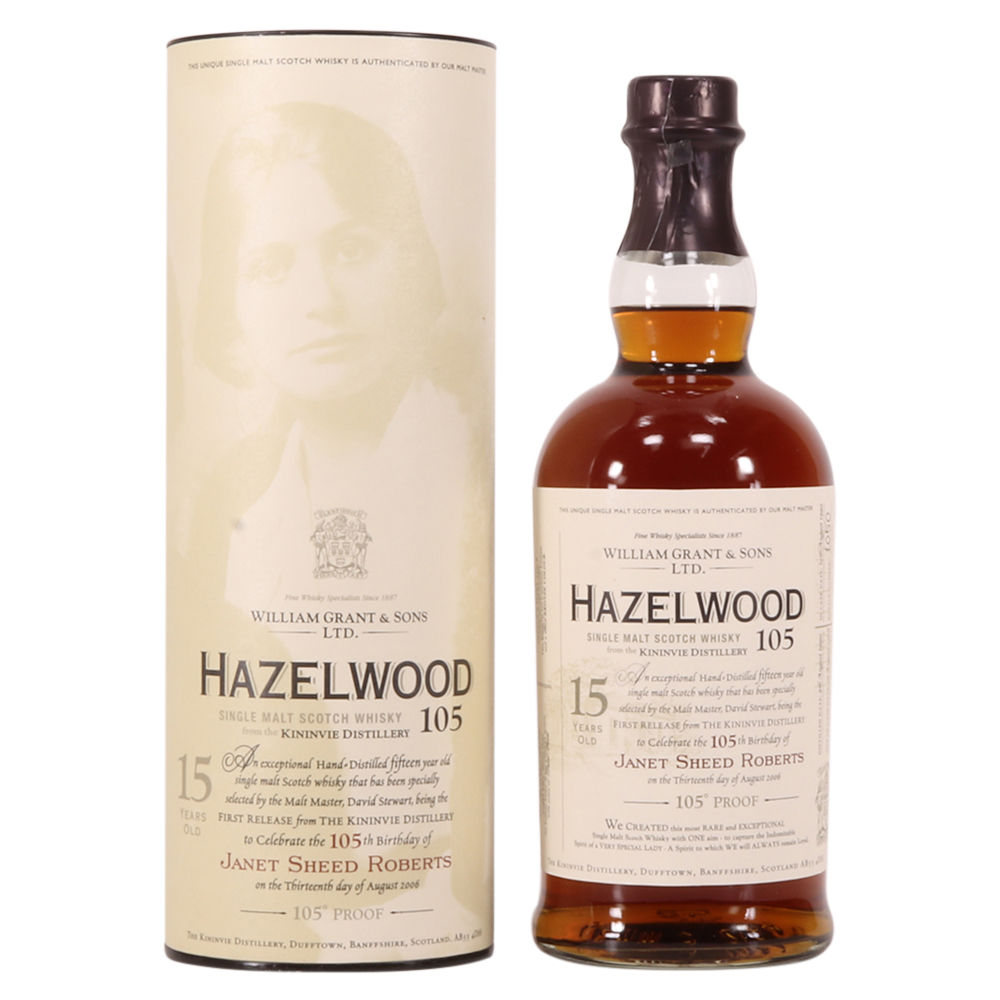 Hazelwood 105 - 15 Year Old (Kininvie) - 105th birthday of Janet Sheed Roberts
