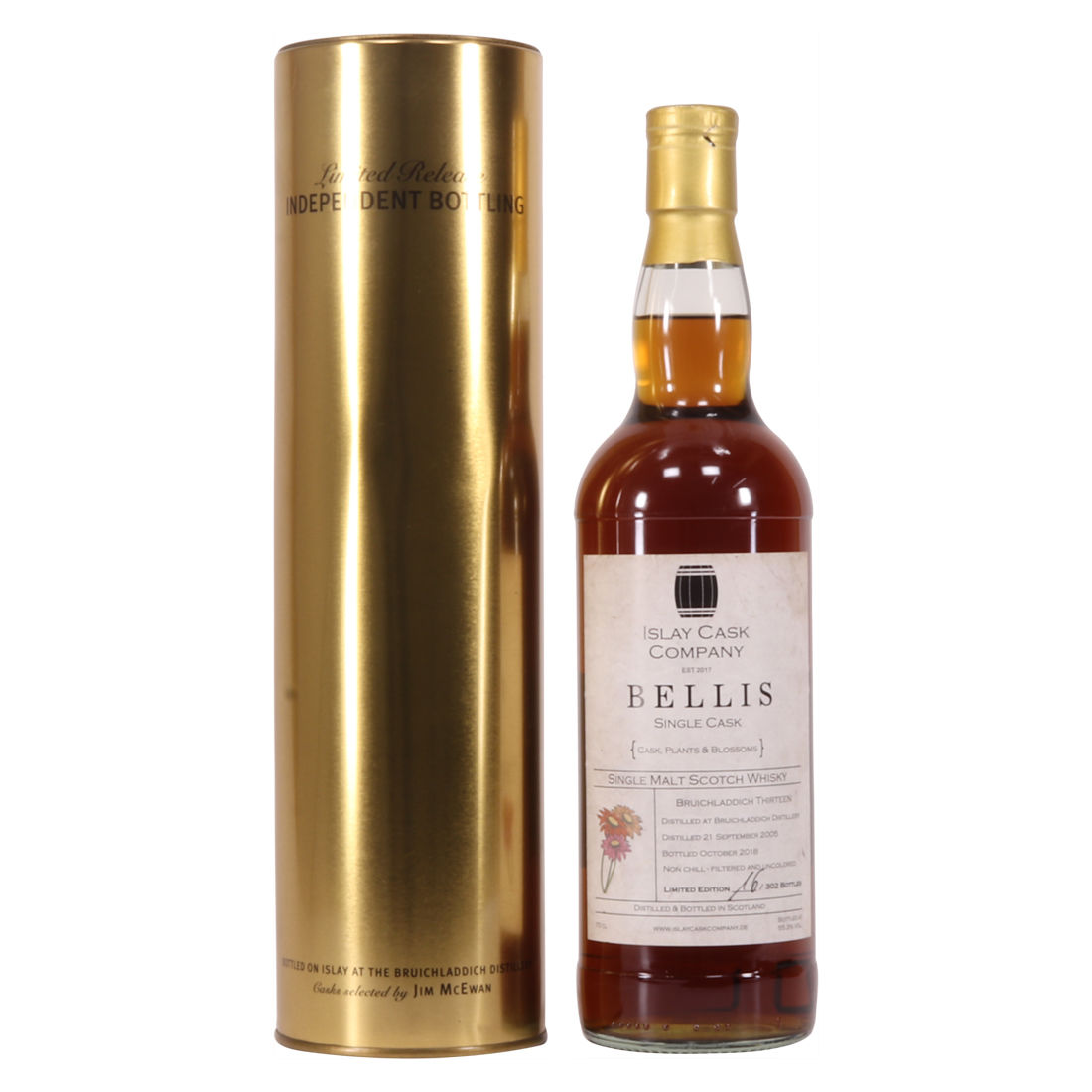 Bruichladdich - 13 Year Old - Bellis -  Single Sherry Cask (Islay Cask Company)
