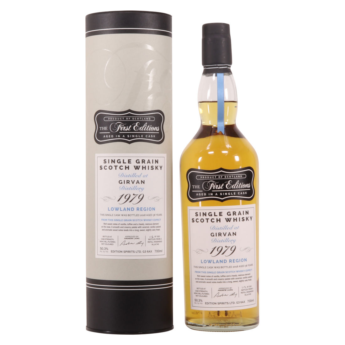 Girvan - 38 Year Old (1979)  Cask 14749 - The First Editions (Hunter Laing) 
