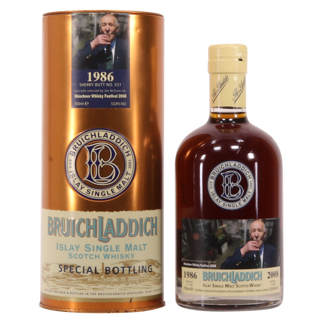 Bruichladdich - 1986 Single Cask #531 - Munchner Whisky Festival 2008
