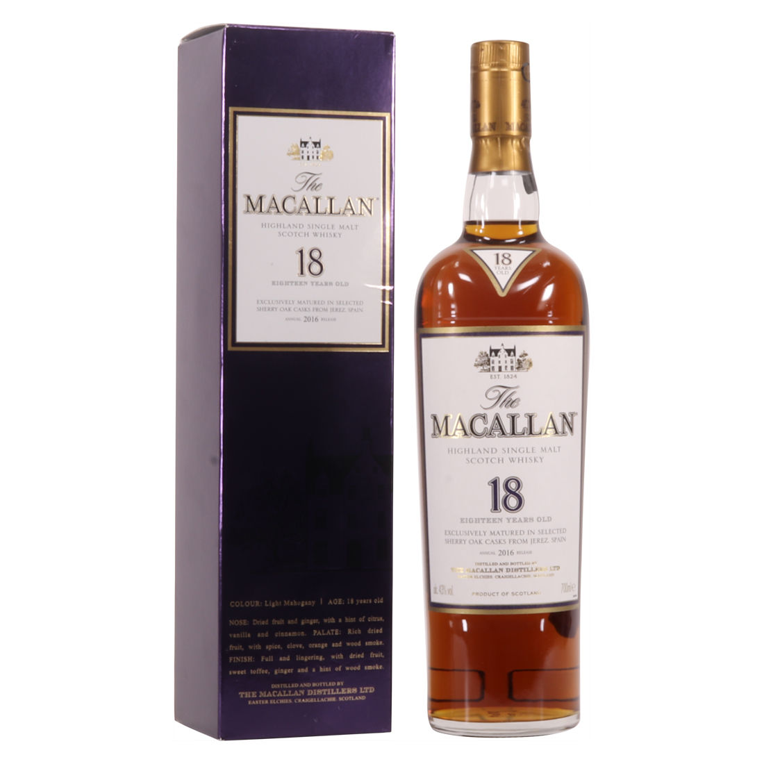 Macallan - 18 Year Old - 2016 Release