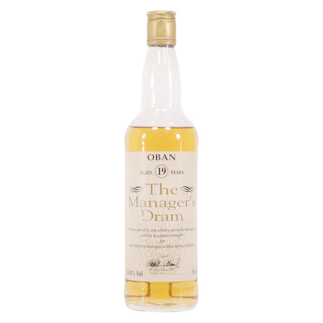 Oban - 19 Year Old - 1995 Managers Dram