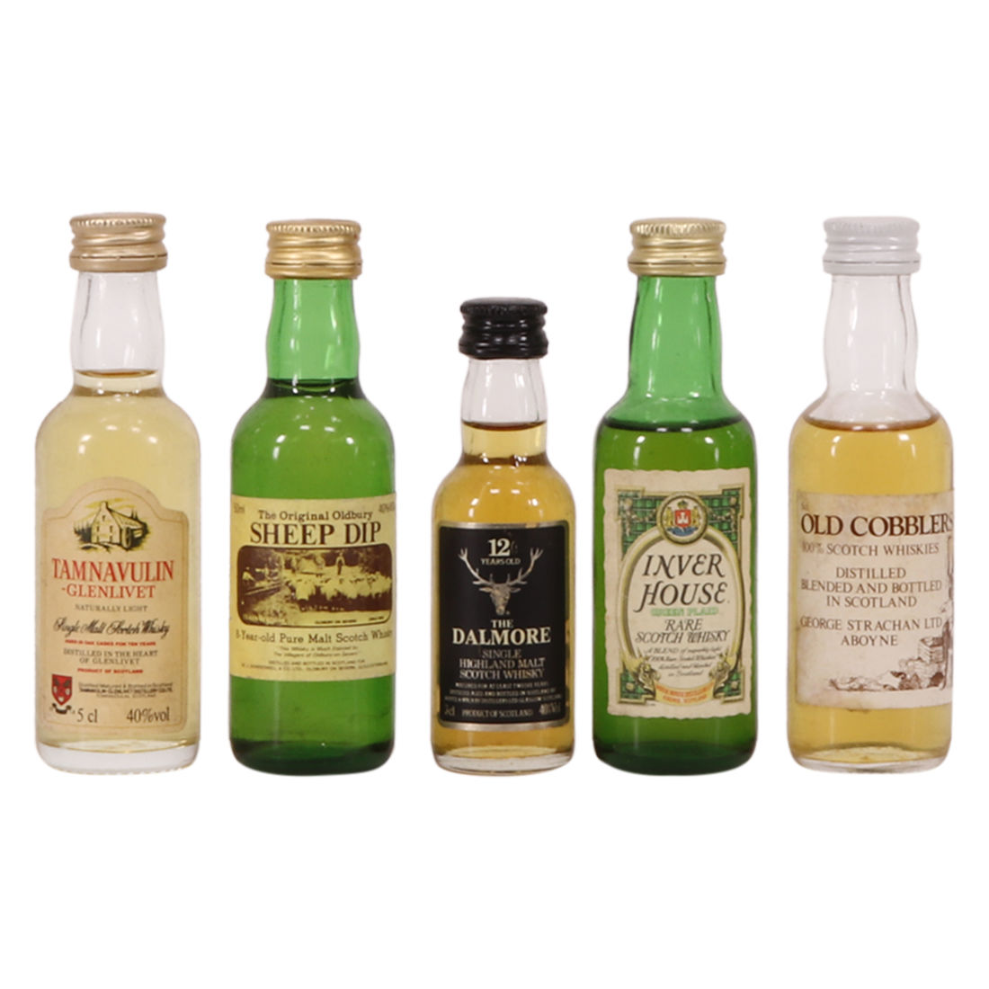 Assorted Minis (5 x Minis) - Including Dalmore 12 