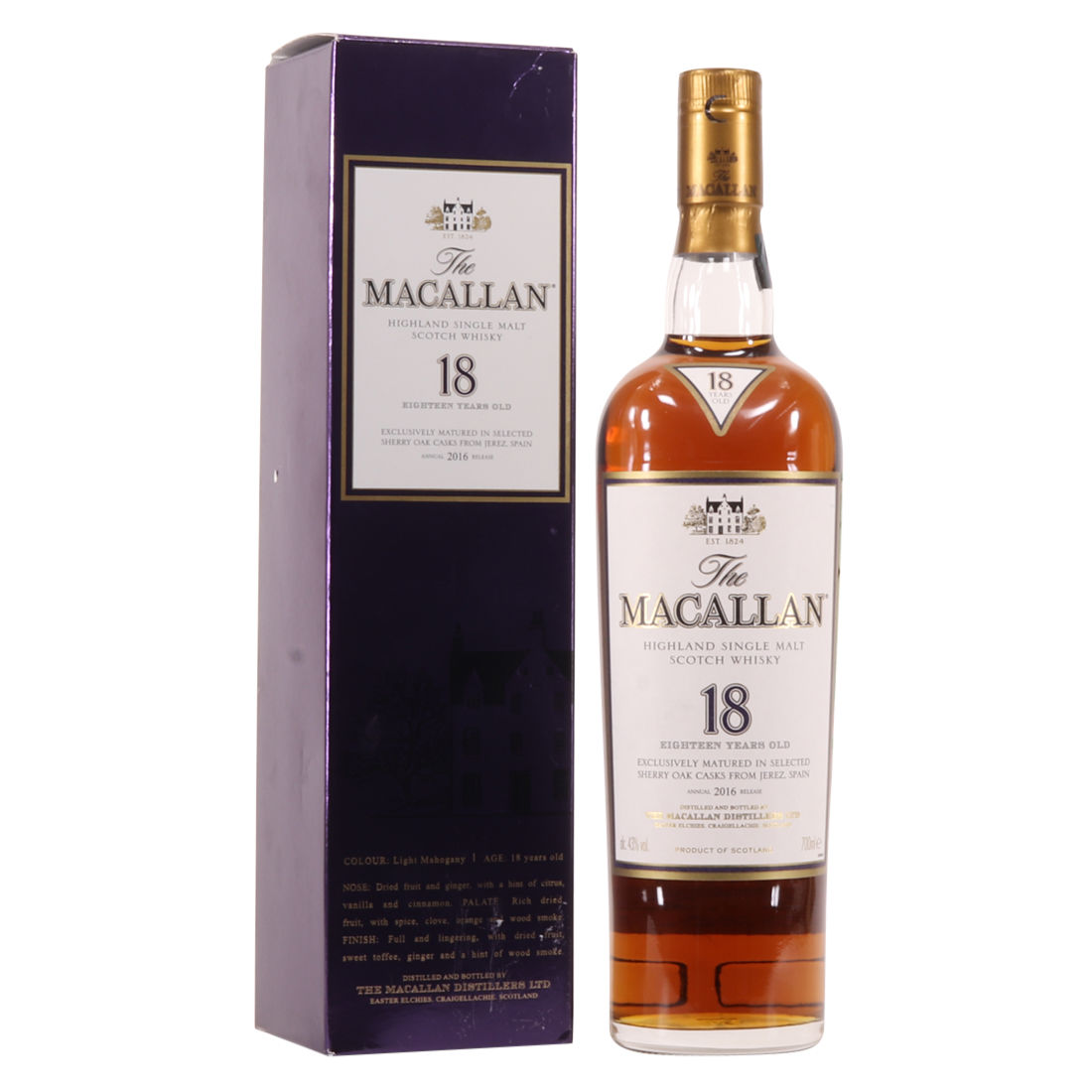 Macallan - 18 Year Old - 2016 Release