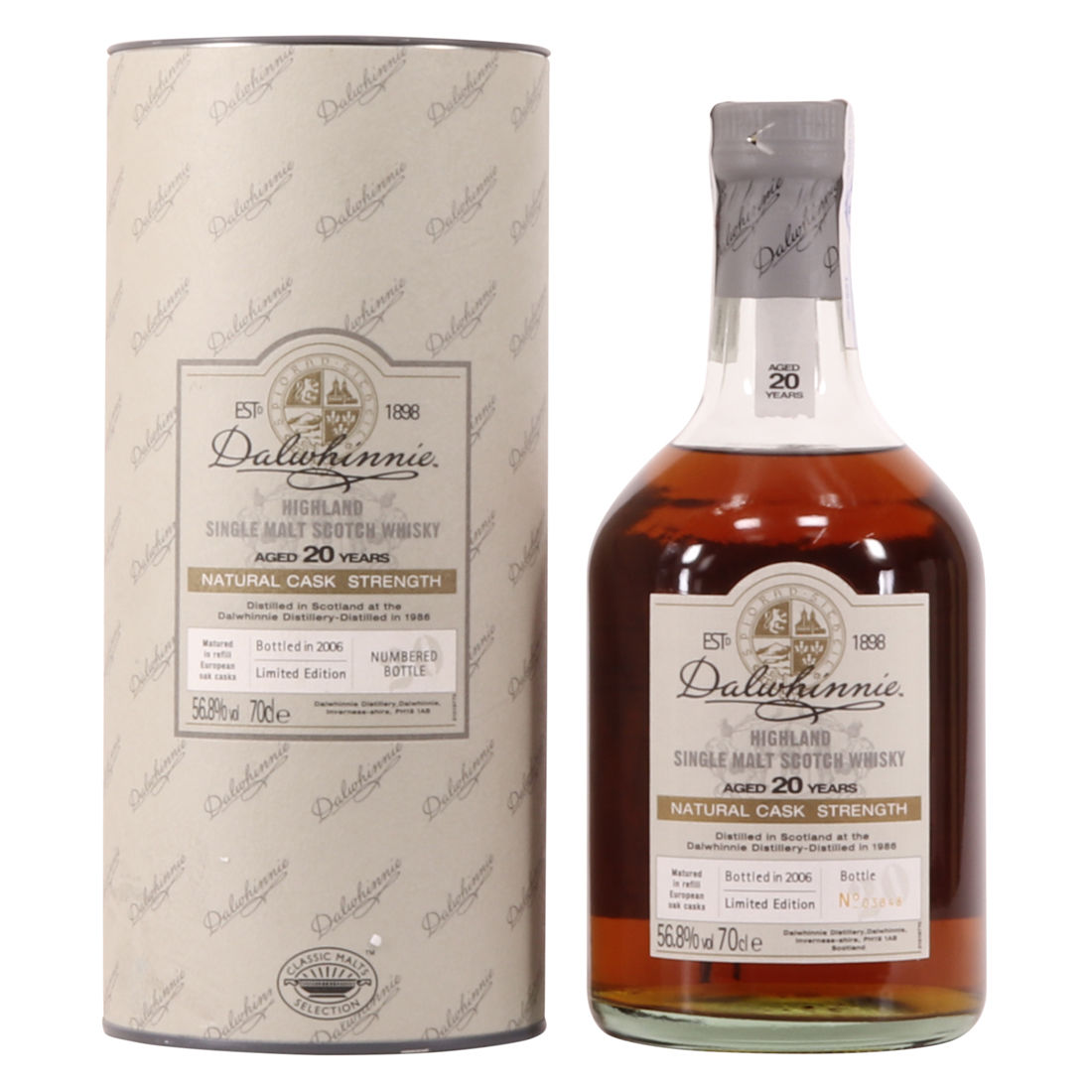 Dalwhinnie - 20 Year Old - Cask Strength (Limited Edition)