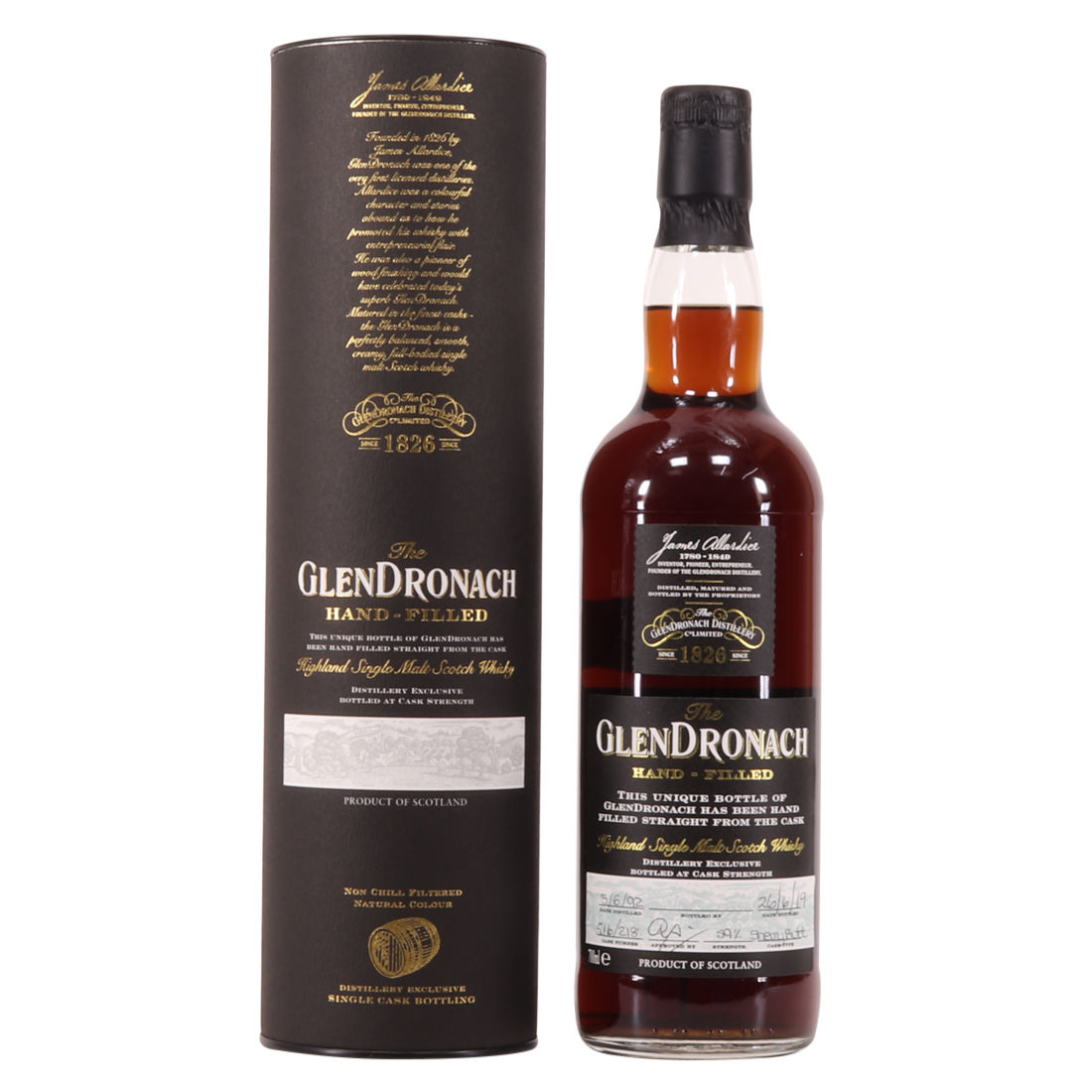 Glendronach - Hand Filled - Sherry Butt 2019 516/218