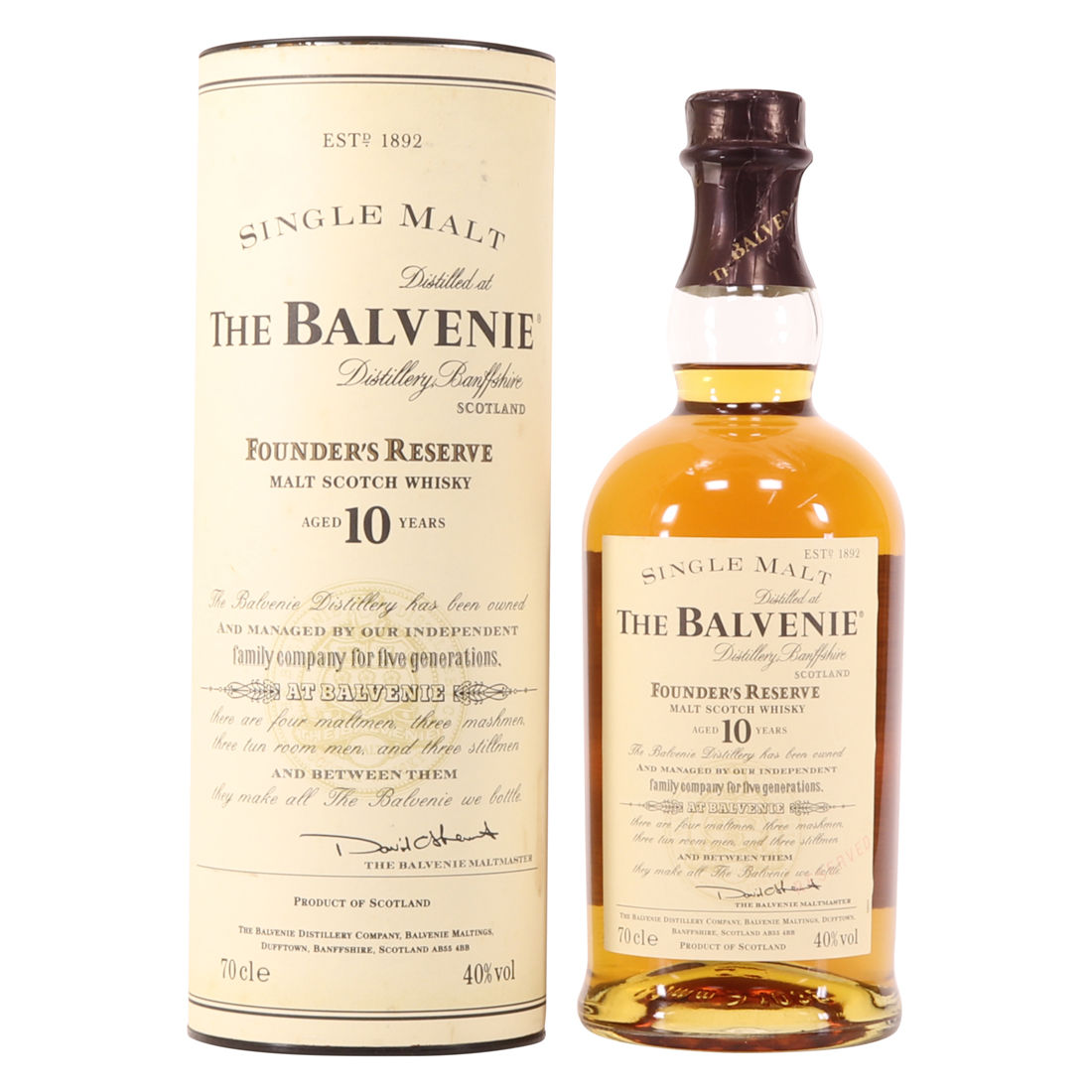 Balvenie - Founders Reserve 10 Years Old (New)
