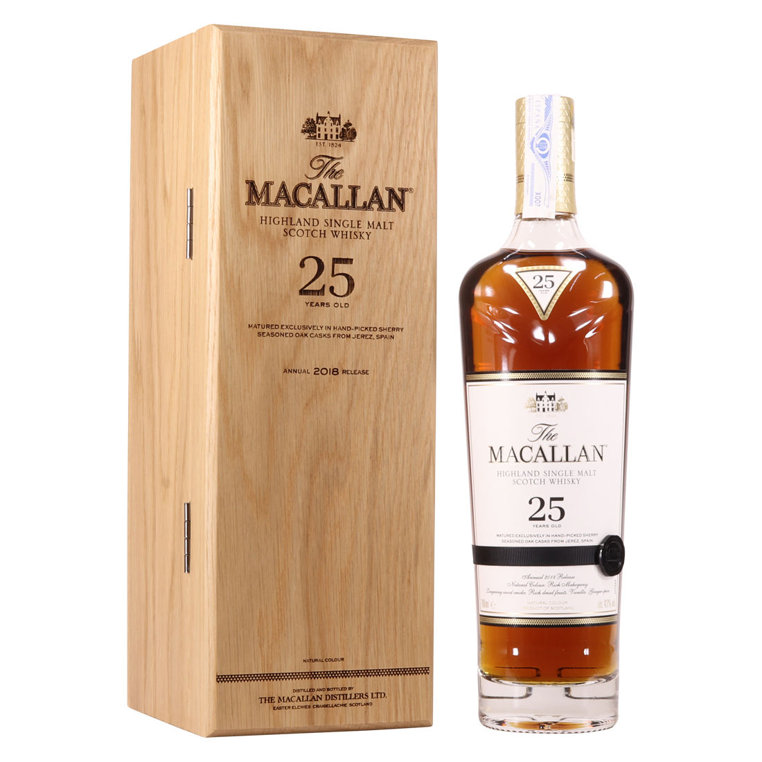 Macallan - 25 Year Old - Sherry Oak - 2018
