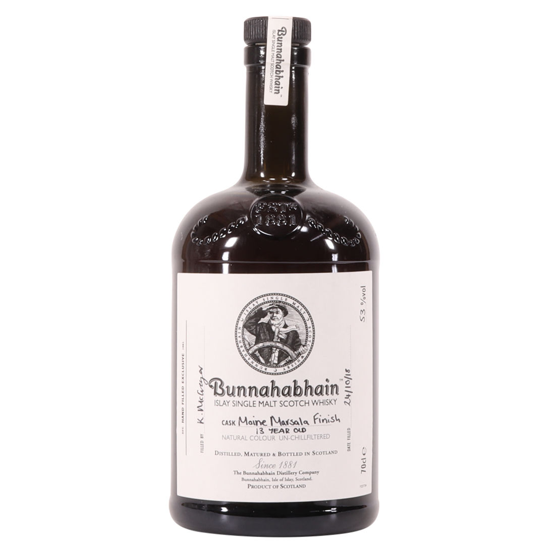 Bunnahabhain - 13 Year Old - Moine Marsala - Handfill