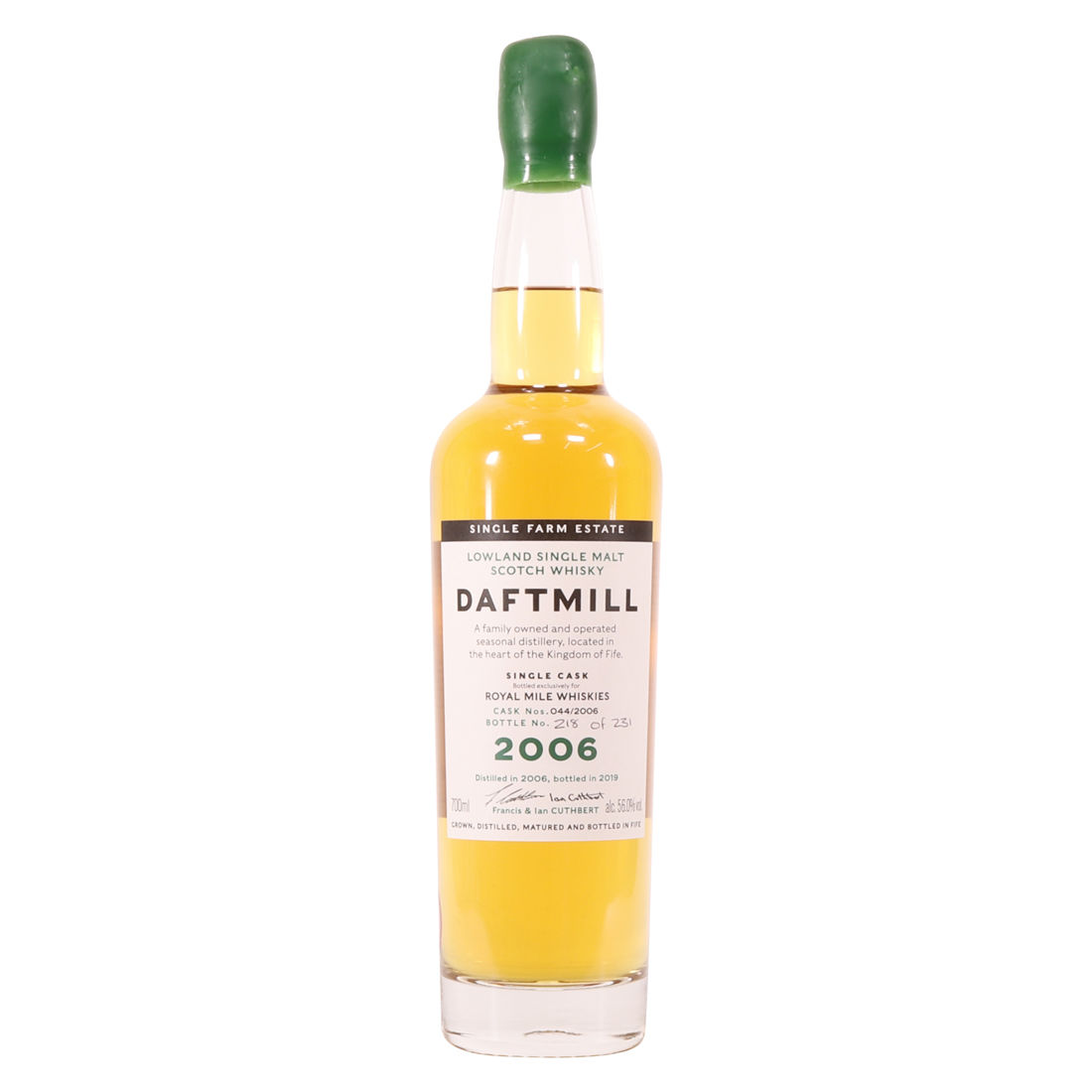 Daftmill - 2006 - Single Cask #044/2006 - (Royal Mile Whiskies)