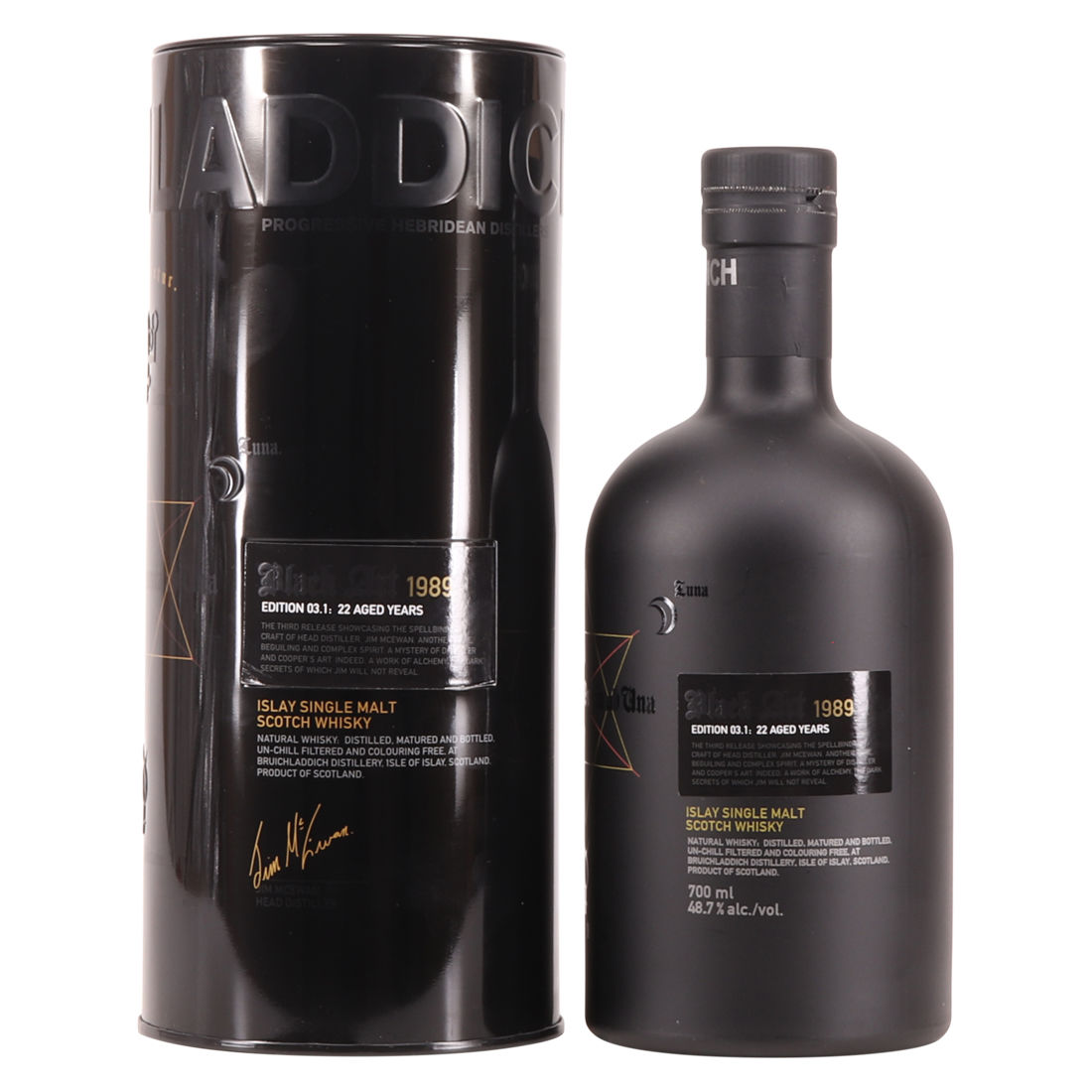 Bruichladdich -  22 Year Old-  Black Art - Edition 3.1