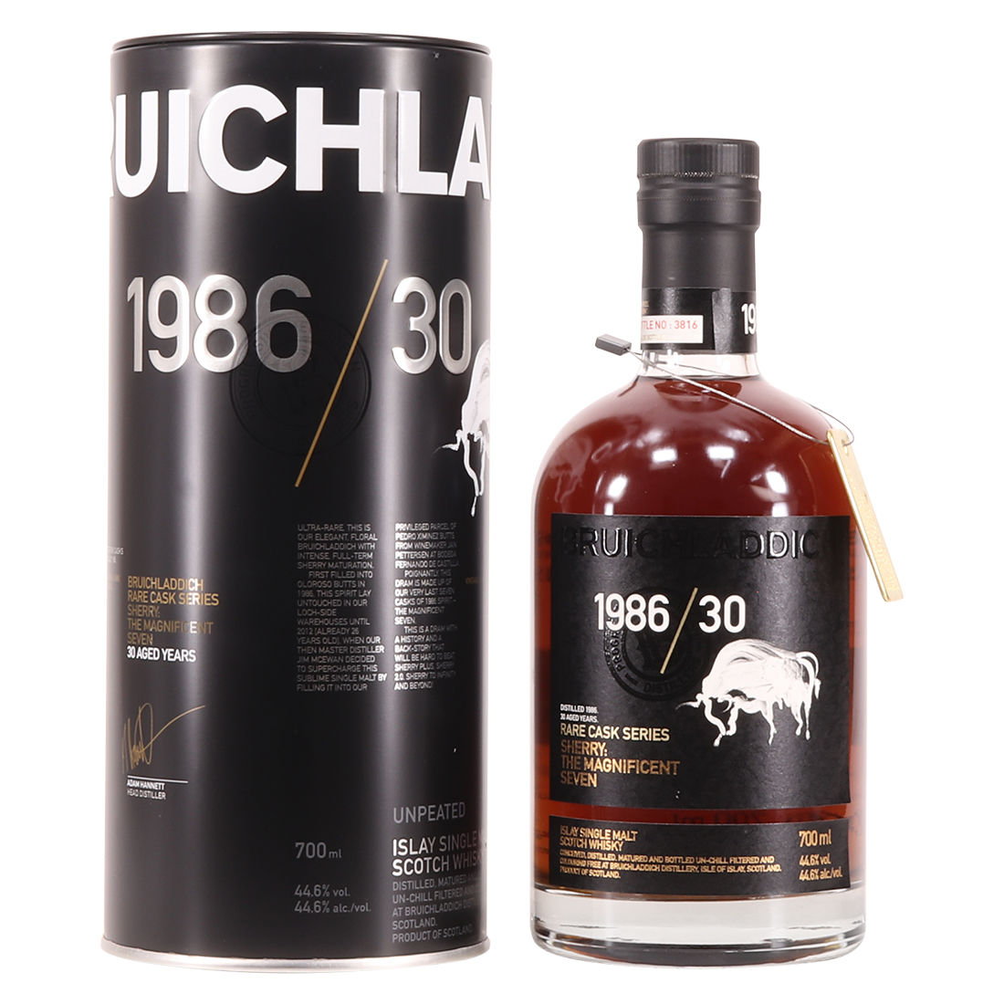 Bruichladdich - 1986 30 Year Old - Rare Cask Series - Magnificent Seven