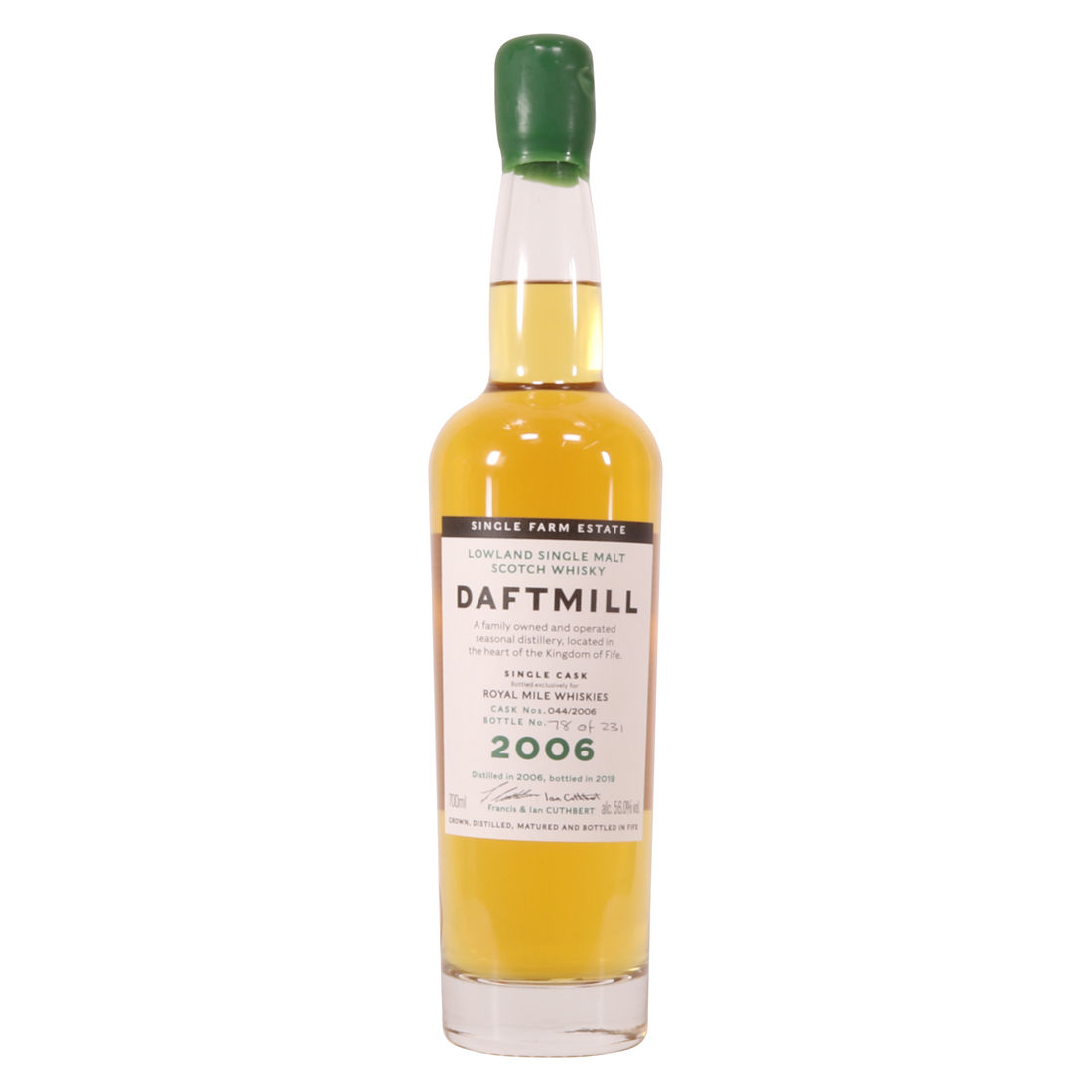 Daftmill - 2006 - Single Cask #044/2006 - (Royal Mile Whiskies)