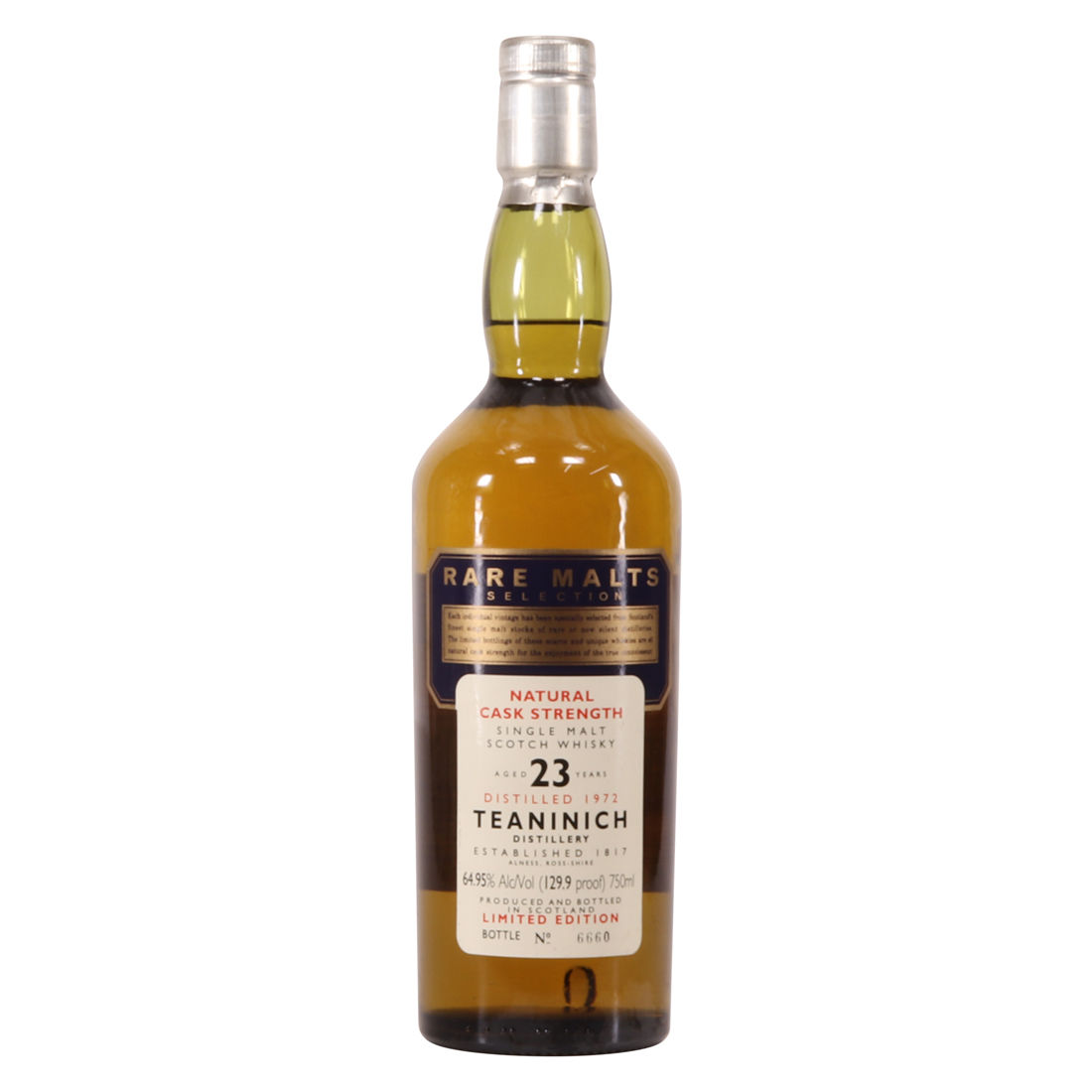 Teaninich -  23 Year Old 1972 - Rare Malts