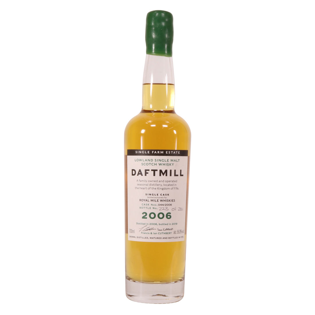 Daftmill - 2006 - Single Cask #044/2006 - (Royal Mile Whiskies)